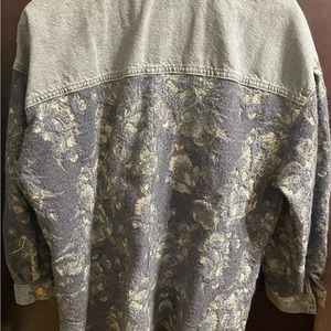 Zara mix material denim jacket